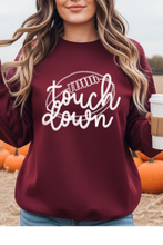 Load image into Gallery viewer, Touch Down Graphic Sweatshirt (multiple color options)