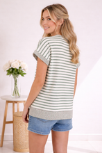 Load image into Gallery viewer, Meadow Breeze Stripe Top