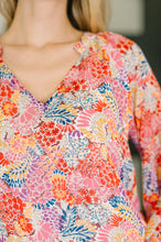 Load image into Gallery viewer, Modern Meadow V-Neck Puff Sleeve Blouse