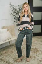 Load image into Gallery viewer, My Dear Friend Collared Relaxed Top in Black
