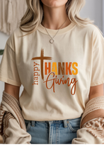 Load image into Gallery viewer, Thanksgiving Graphic Tee (multiple color options)