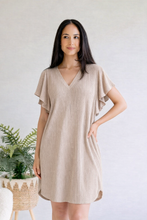 Load image into Gallery viewer, Natural Form Ruffle Dress