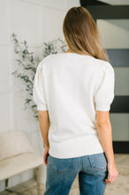 Load image into Gallery viewer, Need a Little Love Cable Knit Puff Sleeve Top
