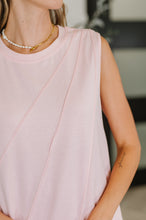 Load image into Gallery viewer, New Normal Pleat Detail Sleeveless Top in Pink