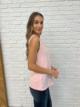Load image into Gallery viewer, New Normal Pleat Detail Sleeveless Top in Pink