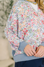 Load image into Gallery viewer, New Opportunities Drop Shoulder Floral Pullover