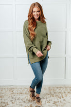 Load image into Gallery viewer, No Plain Jane Oversized Sweatshirt in Green