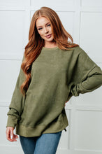 Load image into Gallery viewer, No Plain Jane Oversized Sweatshirt in Green
