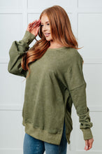 Load image into Gallery viewer, No Plain Jane Oversized Sweatshirt in Green