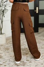 Load image into Gallery viewer, Off Duty Straight Leg Cargo Pants in Brown
