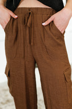 Load image into Gallery viewer, Off Duty Straight Leg Cargo Pants in Brown