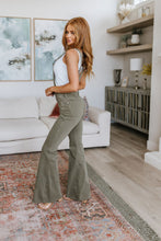 Load image into Gallery viewer, JUDY BLUE Olivia Control Top Release Hem Overalls in Olive