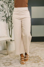 Load image into Gallery viewer, Only Pair High Waisted Wide Leg Bottoms in Linen