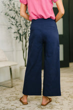 Load image into Gallery viewer, Only Pair High Waisted Wide Leg Bottoms in Navy