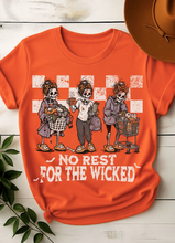Load image into Gallery viewer, No Rest for Wicked Graphic Tee & Sweatshirt (multiple color options)