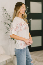 Load image into Gallery viewer, Painting the Roses Color Block Relaxed Top