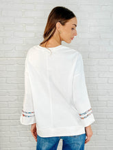 Load image into Gallery viewer, Peace, Love, and Flowers Peace Sign Top