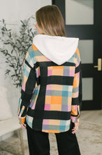 Load image into Gallery viewer, Perfectly Plaid Hooded Henley Top
