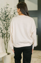 Load image into Gallery viewer, Petal Poise Floral Applique Pullover in Neutral