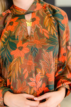 Load image into Gallery viewer, Petals After Dark Balloon Sleeve Dress