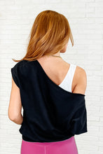 Load image into Gallery viewer, Pilates Princess Off Shoulder Top in Black