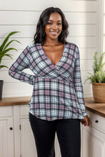 Load image into Gallery viewer, Pinky Plaid - Peplum