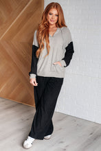 Load image into Gallery viewer, Pull Up Your Sleeves Color Block Hoodie