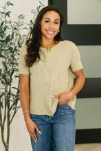 Load image into Gallery viewer, Pushing Through Button Down Top