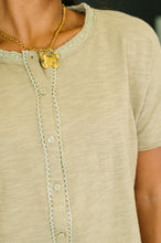 Load image into Gallery viewer, Pushing Through Button Down Top