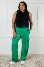 Load image into Gallery viewer, Race to Relax Cargo Pants in Emerald Green