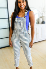 Load image into Gallery viewer, JUDY BLUE Railroad Stripe Overalls