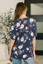 Load image into Gallery viewer, Really Simple Floral Henley Top
