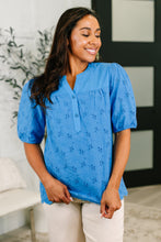 Load image into Gallery viewer, Refined Darling Eyelet Blouse