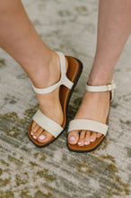 Load image into Gallery viewer, Riddle Ankle Strap Sandal in Beige