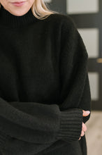 Load image into Gallery viewer, Right to the Core High Neck Pullover in Black