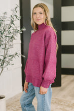 Load image into Gallery viewer, Right to the Core High Neck Pullover in Light Plum