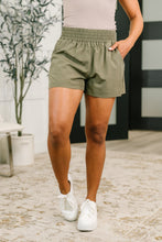 Load image into Gallery viewer, Rile Me Up High Waisted Shorts in Dusty Olive