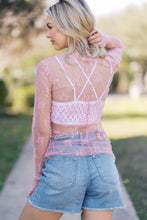 Load image into Gallery viewer, Pink Lace Embrace Top