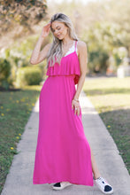 Load image into Gallery viewer, Vibrant Fuchsia Maxi Dress