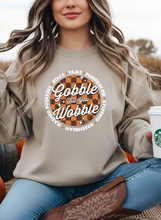 Load image into Gallery viewer, Gobble Til You Wobble Graphic Sweatshirt (multiple color options)