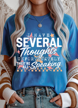 Load image into Gallery viewer, Several Thoughts Graphic Tee & Sweatshirt (multiple color options)