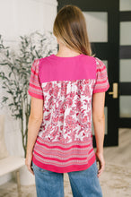Load image into Gallery viewer, Say That You Need Me Contrast Detail Blouse