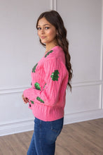 Load image into Gallery viewer, Sequin Trees Cardigan