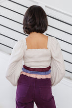Load image into Gallery viewer, Shirley Smocked Ruffle Blouse