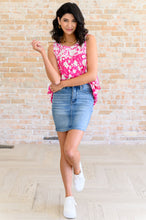 Load image into Gallery viewer, Silly Love Songs Floral Tank in Hot Pink