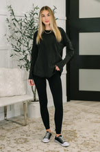 Load image into Gallery viewer, Simple as That Drop Shoulder Exposed Seam Top