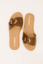 Load image into Gallery viewer, Siran Dark Tank Slip on Sandals