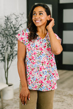 Load image into Gallery viewer, Spring Air Floral Print Blouse