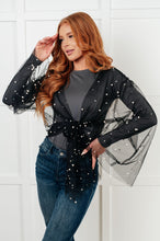 Load image into Gallery viewer, Sprinkle of Pearls Sheer Kimono