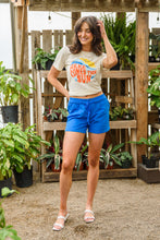 Load image into Gallery viewer, Start the Day Shorts in Blue